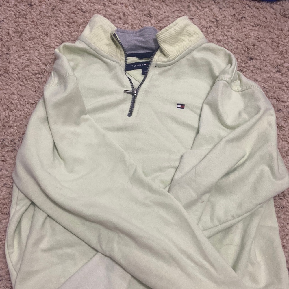Light green girls size large Tommy Hilfiger zip up